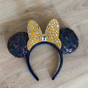 Disney Sequin Mouse Ears Headband - Gold and Blue